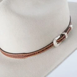 Natural Basket Weave Hat Band