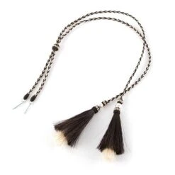 Horse Hair With Silver Beeds Stampede String