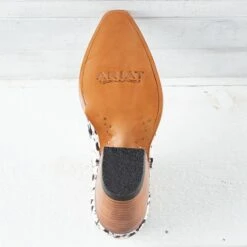 Ariat Cow Hair On Dixon Booties -Western Cowboy Equipment Shop 10033882 sole