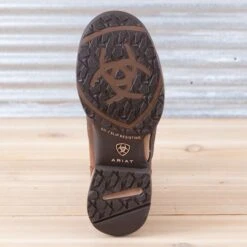 Ariat Distressed Brown Anthem Round Toe Lacer H20 Boots 8 Ariat Distressed Brown Anthem Round Toe Lacer H20 Boots -Western Cowboy Equipment Shop 10035822 sole