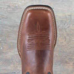 Ariat Russet Rebel West Bound Shock Shield Boots -Western Cowboy Equipment Shop 10035986 toe