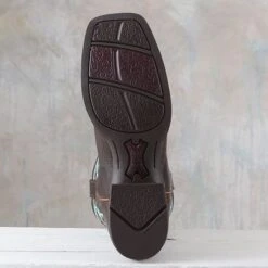 Ariat Chocolate Chip Lonestar Shock Shield Boots -Western Cowboy Equipment Shop 10038276 sole