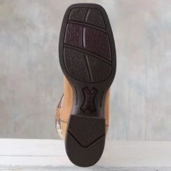 Ariat Ridge Tan Lonestar Shock Shield Boots -Western Cowboy Equipment Shop 10038329 sole