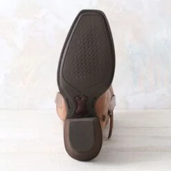 Ariat Light Tan Abilene Boots -Western Cowboy Equipment Shop 10040290 sole