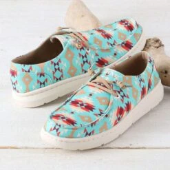 Ariat Turquoise Saddle Blanket Hilo