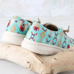 Ariat Turquoise Saddle Blanket Hilo -Western Cowboy Equipment Shop 10040307 heel