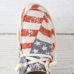 Ariat Distressed Flag Hilo Shoes -Western Cowboy Equipment Shop 10040317 toe