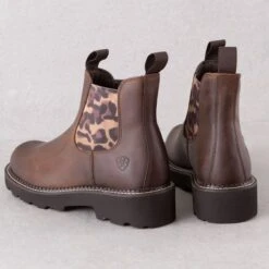 Ariat Fatbaby Twin Gore Leopard Boots 11 Ariat Fatbaby Twin Gore Leopard Boots -Western Cowboy Equipment Shop 10042418 heel