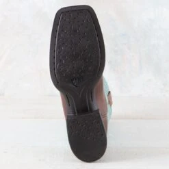 Ariat Round Up Beduino Brown Boots -Western Cowboy Equipment Shop 10042534 sole