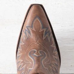 Ariat Fiery Tan Dixon Chimayo Boots -Western Cowboy Equipment Shop 10042679 toe