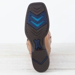 Ariat Almond Rockdale Shock Shield Boots 9 Ariat Almond Rockdale Shock Shield Boots -Western Cowboy Equipment Shop 10044415 sole A