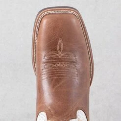 Ariat Dark Tan Pinto VentTek Boots -Western Cowboy Equipment Shop 10044507 toe A