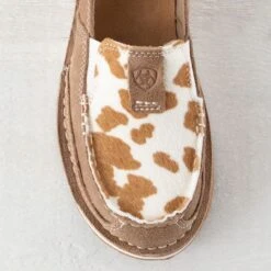 Ariat Tan And White Hair On Cruisers -Western Cowboy Equipment Shop 10044532 toe A