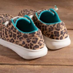 Ariat Lively Leopard Hilos -Western Cowboy Equipment Shop 10044587 heel A