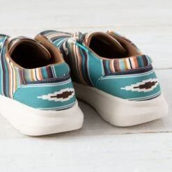 Ariat Turquoise Serape Hilo -Western Cowboy Equipment Shop 10044590 heel A