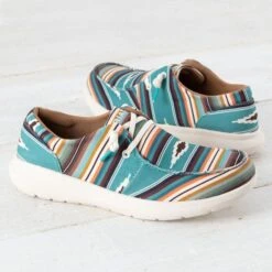 Ariat Turquoise Serape Hilo -Western Cowboy Equipment Shop 10044590 side alt A