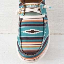 Ariat Turquoise Serape Hilo -Western Cowboy Equipment Shop 10044590 toe A