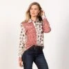 Mixed Matched Floral Top -Western Cowboy Equipment Shop 11041