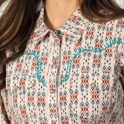 Ariat Real Cimarron Top -Western Cowboy Equipment Shop 11347 alt2