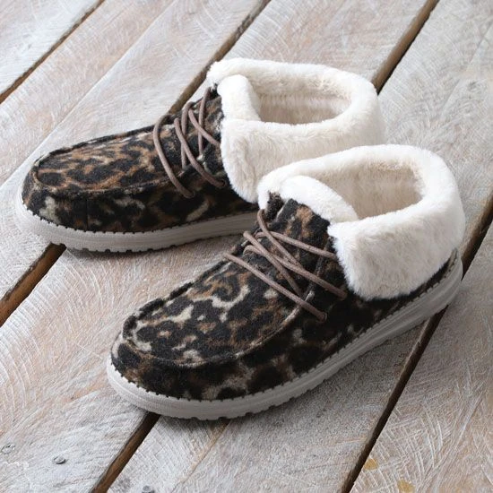 Hey Dude Britt Abstract Tan Leopard Shoes 3 Hey Dude Britt Abstract Tan Leopard Shoes