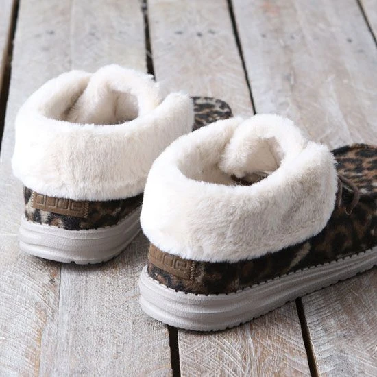 Hey Dude Britt Abstract Tan Leopard Shoes 8 Hey Dude Britt Abstract Tan Leopard Shoes - Image 6