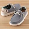 Hey Dude Wendy Natural Indigo Shoes -Western Cowboy Equipment Shop 122155700