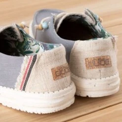 Hey Dude Wendy Natural Indigo Shoes -Western Cowboy Equipment Shop 122155700 heel