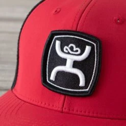 Hooey Zenith Red Cap -Western Cowboy Equipment Shop 12224 detail