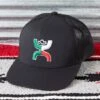 Hooey Mexico Black Trucker Ball Cap -Western Cowboy Equipment Shop 12568