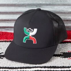 Hooey Mexico Black Trucker Ball Cap