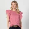 Panhandle Lainey Ruffle Top -Western Cowboy Equipment Shop 12896
