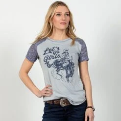 Rock & Roll Denim Let's Go Girls Tee