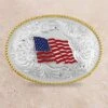 Montana Silversmiths USA Flag Buckle -Western Cowboy Equipment Shop 1340 874