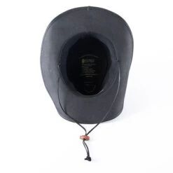 Outback Trading Company Brown Oilskin Bootlegger Hat -Western Cowboy Equipment Shop 1484O int