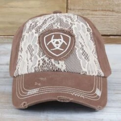 Ariat Brown And Lace Cap
