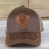 Ariat Brown Oilskin Cap
