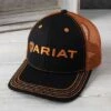 Ariat Black And Orange Cap