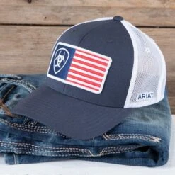 Ariat Americana Mesh Snap Back Cap