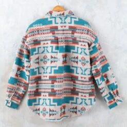 Pageant Material Shacket Top -Western Cowboy Equipment Shop 153967 back