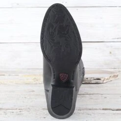 Ariat Black Heritage Deertan Boots -Western Cowboy Equipment Shop 15770 sole