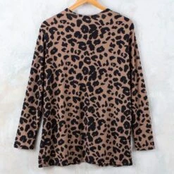 Leopard Love Cardigan -Western Cowboy Equipment Shop 183234 back