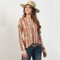 Chasin' Rainbows Aztec Top