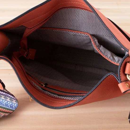 Chloe Coral Aztec Crossbody 7 Chloe Coral Aztec Crossbody - Image 5