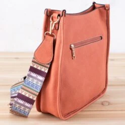 Chloe Coral Aztec Crossbody 9 Chloe Coral Aztec Crossbody -Western Cowboy Equipment Shop 197723 side1