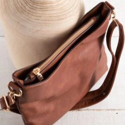 Brown Crossbody Bag -Western Cowboy Equipment Shop 19921 detail