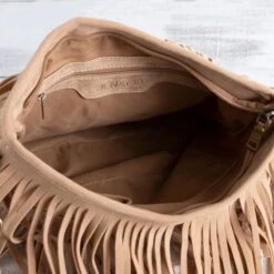 Aztec Tan Fringe Crossbody Bag -Western Cowboy Equipment Shop 19927 int