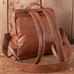 Cow Print Everyday Backpack -Western Cowboy Equipment Shop 19929 back