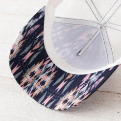 Cruel Girl Dusty Peach Aztec Trucker Ball Cap -Western Cowboy Equipment Shop 22333 detail