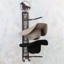 Running Horse 4 Hat Rack -Western Cowboy Equipment Shop 224588 alt2