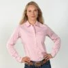 Ariat Kirby Stretch Bridal Rose Top -Western Cowboy Equipment Shop 23358